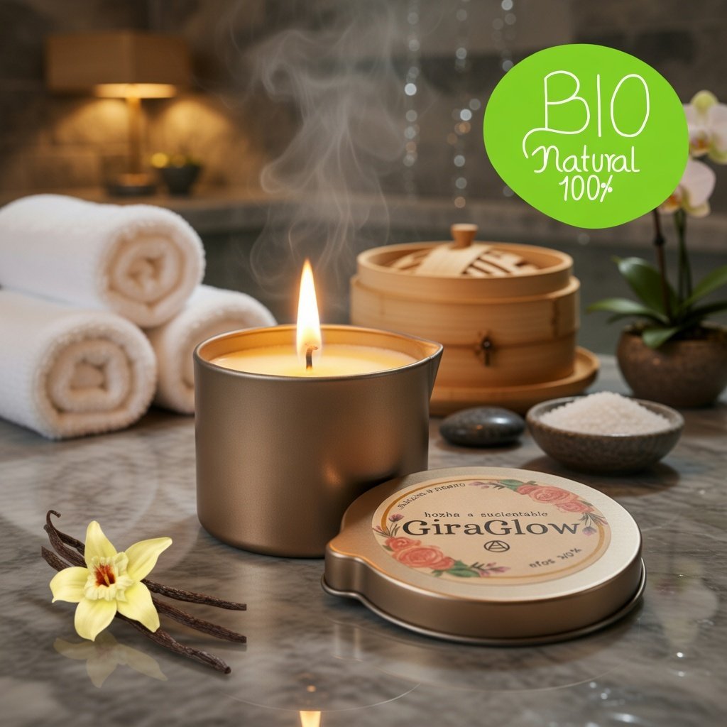 Velas para masaje aroma Vainilla Dulce 4 onzas - Imagen 2