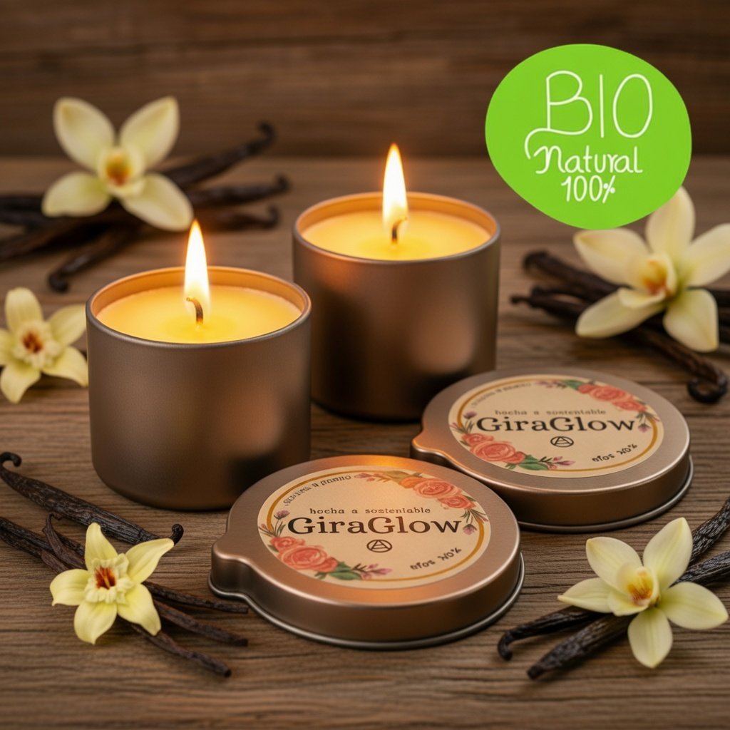 Pack de 2 Velas de Masaje e Hidratación Para la Piel con Aceites Naturales aroma a Vainilla Dulce. 4 onzas c/u - Imagen 3