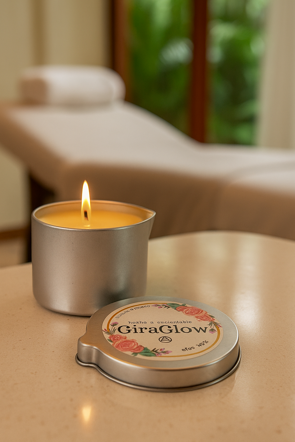 Velas para masaje aroma canela - Imagen 2