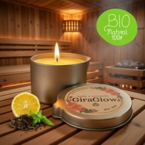 velas para masaje giraglow te y limón
