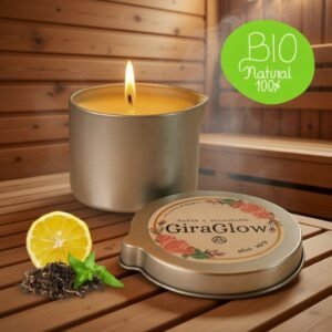 velas para masaje giraglow te y limón