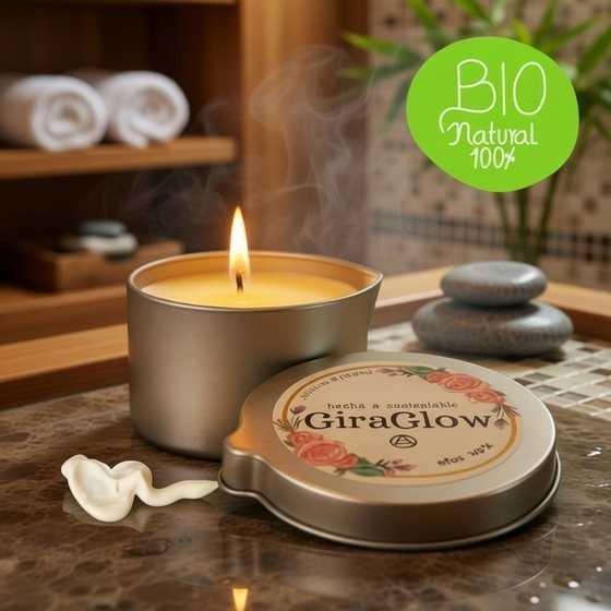 velas para masaje giraglow