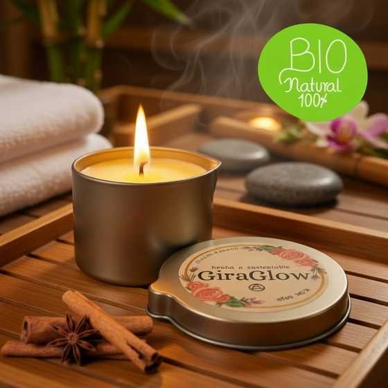 velas para masaje giraglow